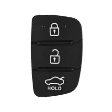 (key pad) 3 Button Flip Remote Key Case for Hyundai Solaris IX35 IX45 - Uncut Key Shell Fob Cover