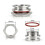 (2 inch) Stainless Steel SS304 Weldless Bulkhead 1.5" 2" Tri Clamp Kettle Bulkhead FP 3
