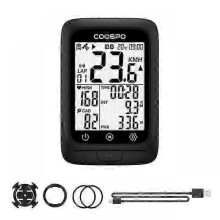 (BC107-B) Wireless Bike Computer GPS Speedometer with Bluetooth 5.0 ANT+ Waterproof 2.4" Display for Cycling GPS BDS Tracking
