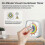 (Blue Rainbow) 60 Minute Visual Timer with Night Light, Countdown & Pomodoro Timer, Rainbow Pattern for Kids & Adults 2