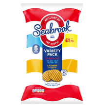 Seabrook The Original Crinkle Cut Crisp 25g (Pack of 6)