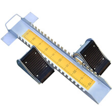 Aluminum alloy Adjustable Athletics Athletics Equipment Athletic starting blocks, Rubber pedals 70 15 5cm, Yellow Yellow Ref: 7683