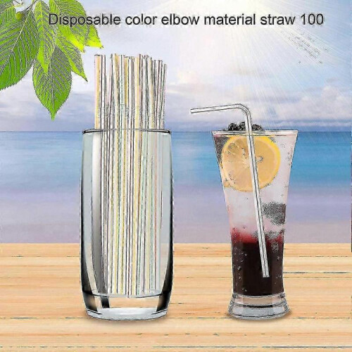 (300pcs) 1000pcs Plastic Drinking Straws Environmental Protection and Safety Flexible Plastic Drinking Straws for Home, Bar, Parties 1