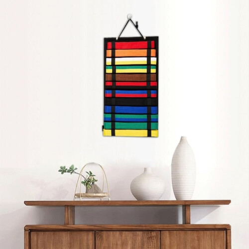 Martial Arts Belt Organizer Karate Taekwondo Belt Display Holder 1