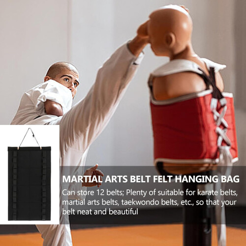 Martial Arts Belt Organizer Karate Taekwondo Belt Display Holder 2