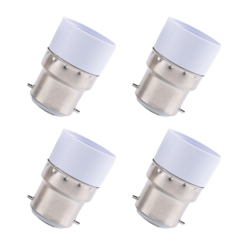 AC 220V B22 bis E14 Basis Socket Licht Lampe Birne Adapter Halter 4 Stueck 2