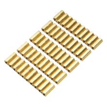 12mm Metall Sechskant M3 Innengewinde PCB Abstandsbolzen Distanzstuecke 50 Stk