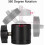 Hunting Trail Camera Tree Mount with 360 Rotating Ball Head, 3 pieces 5