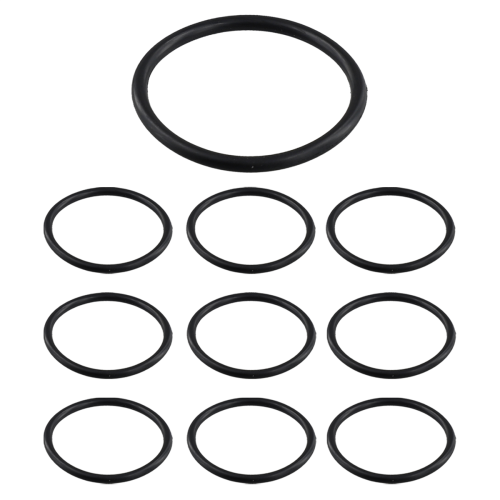 O-Ring, Dichtungsring, 10 Stueck, 45 mm x 3 mm, Nitrilkautschuk, Schwarz