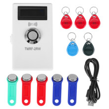 TMRF-2RW IButton Programmierer DS1990A Duplikator Kloner Kopierer 125KHz RFID LesegeräT RW1990 SchlüSsel Token 11 StüCk