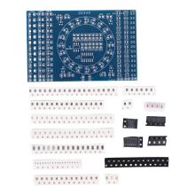 Rotierende LED SMD NE555 LöTen Praxis Board DIY Kit Fanny FäHigkeiten Training Elektronische Leiterplatte Anzug
