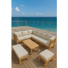 Corner Teak Sofa Set