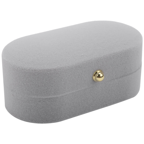 Samt Seide Paar Ring Box Ehering Single Hochzeits Vorschlag Abschied Schmuck Schatulle A. 2