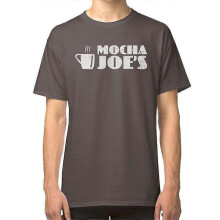 (XXXL, black) Mocha Joe's (white) - Curb T-shirt