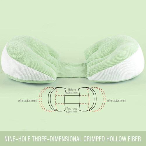 Pregnancy Pillow, Maternity Pillow Side Sleeper Pregnancy Support Pillow Adjustable Bed Wedge Pillow Support Waist Sleeping Pillow 1