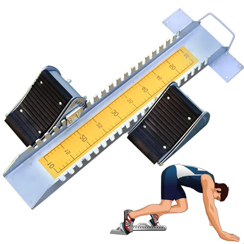Premium starting blocks, aluminum alloy, 70 cm, adjustable, 6 angle Ref: 7724