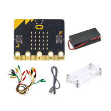 Microbit Go Start Satz Mikro:Bit Entwicklungs Brett DIY Programmierbares Lernen mit Alligator Clips Test Lead Set