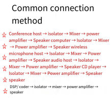 Audiokabel-Isolator XLR Eliminiert Rauschen Erdschleife Audio-Isolator Stromton Rauschen, Buchse auf Stecker