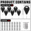 6 Stück Surf Fin Key Surfing mit 24 Schrauben Universal Hexagon Surfboard 10