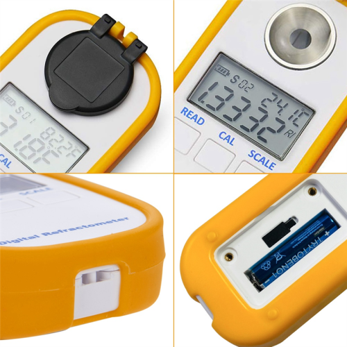 Tragbares Digitales Honig-Refraktometer 4-In-1 -/Wasser-/Be'-/Brechungstester-MessgeräT DR301 2