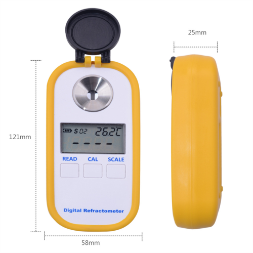 Tragbares Digitales Honig-Refraktometer 4-In-1 -/Wasser-/Be'-/Brechungstester-MessgeräT DR301
