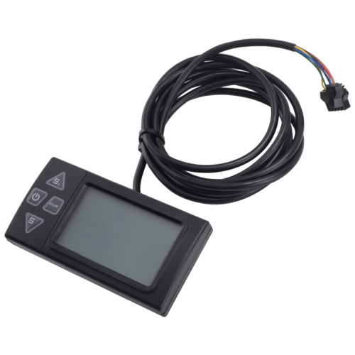 S861 LCD-Ebike-Display mit SM-Stecker für Elektrofahrrad BLDC-Controller-Bedienfeld Schwarz 24V-36V 2