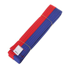 Judo Taekwondo Standard Bands Protective Waist Band for Women Blue / Red 180 cm Ref: 3671