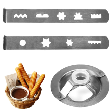 2er Set Keksvorsatz Zubehör, 8 Formen, mit Anschlussring, für Fleischwolf, Küchenmaschine