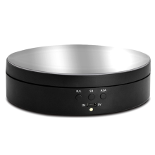 Rundum Drehender 360 Grad Platten Spieler Display StäNder Fotografie ZubehöR Studio Foto Hintergrund Neu (Schwarz)