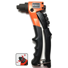 GOBEST compact size hand riveter, pop rivet gun 200 mm 2.4-4.8 rivets