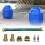 Rain Collector 100 cm Rain Butt Connector with 2 Hose Nuts, 2 Outlets, 2 Clamps 1