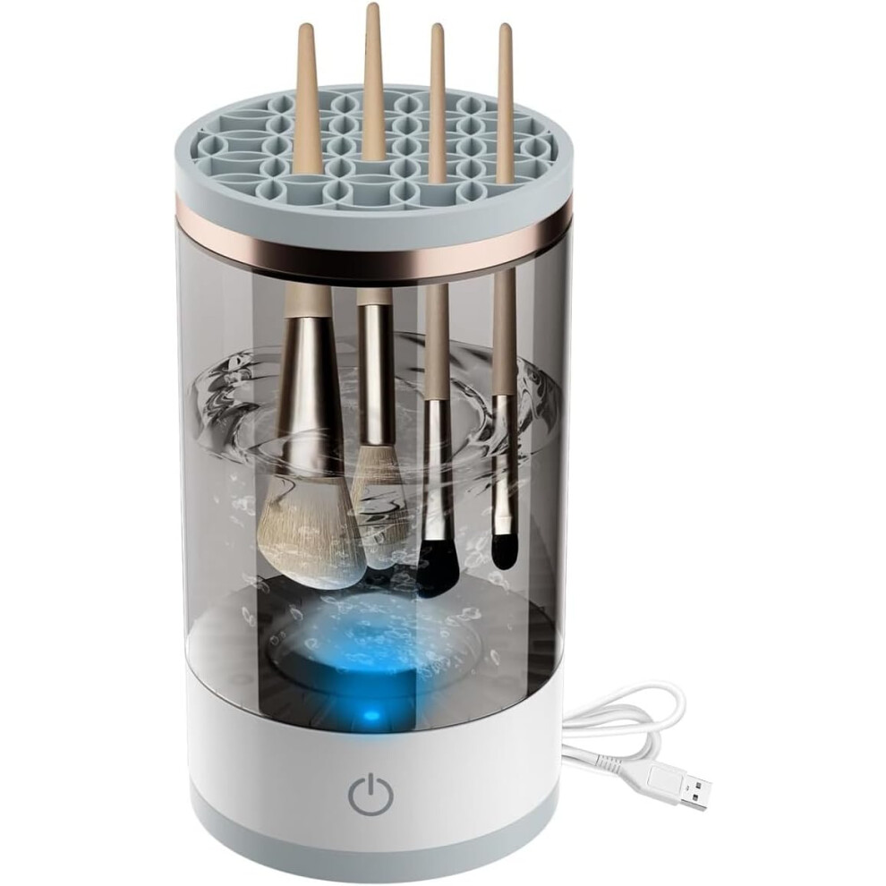 Electric Makeup Brush Cleaner, Cosmetic Brush Cleaner, Makeup Brush Cleaner, Automatic Spinning Makeup Brush Cleaner Fit