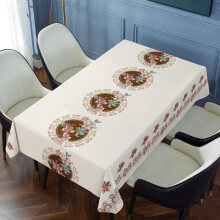 Rectangular PVC tablecloth, waterproof and oilresistant, antiscalding for indoor and outdoor use 140220cm