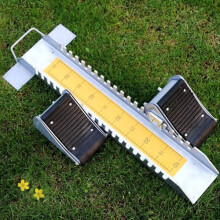Adjustable starting blocks with nonslip foot pedal for athletics training and plastic running track