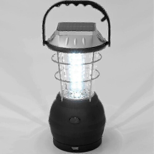 Solar Lantern,hand Crank Dynamo 36 Led Camping Lantern Emergency Light - A 1