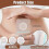 30Pcs Castor Oil Pack Wrap for Belly Button,Disposable Belly Button Castor Oil 2