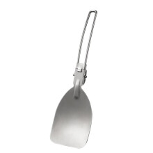1 Piece Folding Spatula Folding Spoon Stainless Steel Outdoor Camping Equipment Cooking Accessories Picnic Equipment Style A Ref: 5315