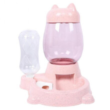 2 in 1 PP Pet Large Compacity Auto Food Feeder Drinking Fountain Supply for Dog Cat
