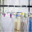 24 Pack Clothes Pins Pegs with Basket Assorted Colors Plastic Windproof Strong Durable Practical Clothespins for Clothesline 5