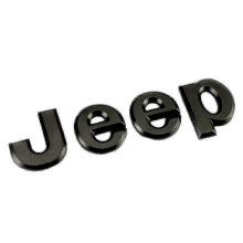 Matt Black Jeep 3d Badge Stick On for Front Grill Bonnet Badge Emblem Bonnet Or Rear Tailgate