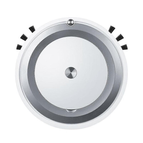 (White) Robot Vacuum Cleaner App with Remote Control Silent Vacuum Cleaner for Hard 1