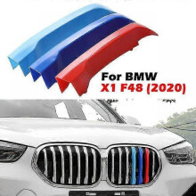 Front Kidney Grill Grille Clip Trim Cover M Sport Performance Style 7 Slat Decorative Parts Fit for Bmw X1 F48 Lci 2020 - Pr