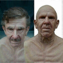 (4) Latex Old Man Mask Male Disguise Cosplay Costume Halloween Realistic Party Props Tw