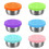 6 Pack Salad Dressing Container to Go, 40Ml Reusable Small Condiment Containers with Lids, Leakproof Silicone 1