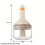 Glasölflasche mit Silikonbürste für Küchenkochen Backölspender 6