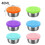 6 Pack Salad Dressing Container to Go, 40Ml Reusable Small Condiment Containers with Lids, Leakproof Silicone 2