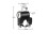 Mini Portable Bicycle Lock Electric Pedal Car Helmet Lock 2