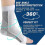 (L XL, White) Neuropathy Compression Ankle Arch Support Socks Running Sport Socks Breathable Tw 5