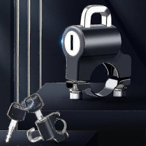 Mini Portable Bicycle Lock Electric Pedal Car Helmet Lock 2
