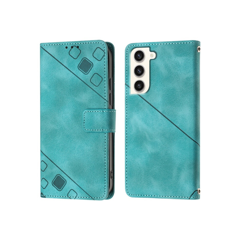 (Green) Compatible With Samsung A13 5G/A04s/M13 5G/A04 4G Case Embossed Leather Case Card Slot Flip Cover Mobile Phone Case Green 6903319062322